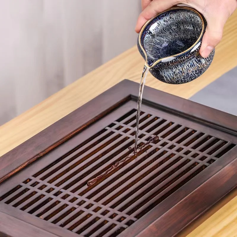 Chinese Natural Bamboo Tea Tra - مراجعة Bamboo Tea Tray وسعره