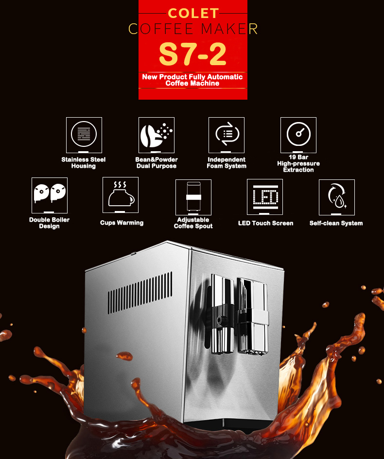 New Product S7-2 Stainless Ste - مراجعة Coffee&Tea House Opinie وسعره