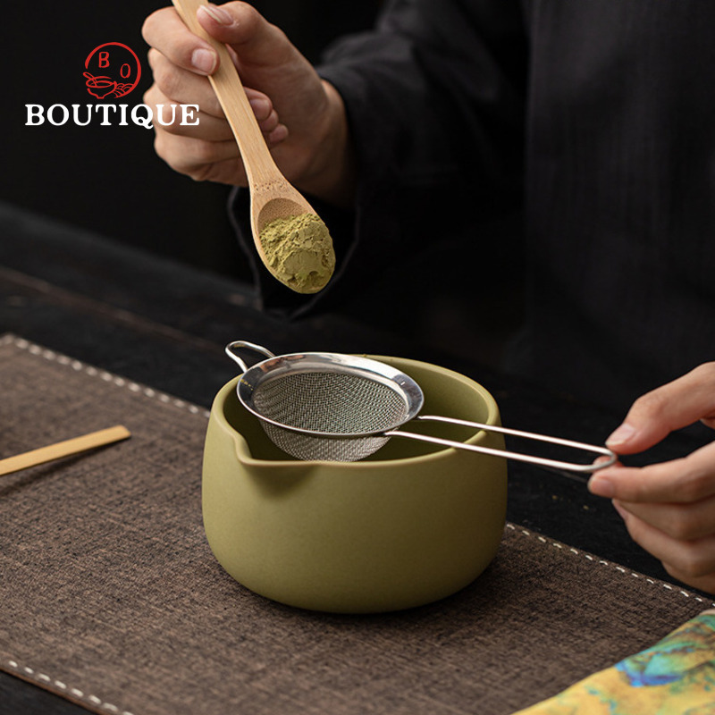 Japanese Matcha Set Chawan Mat - مراجعة Matcha Whisk Set وسعره