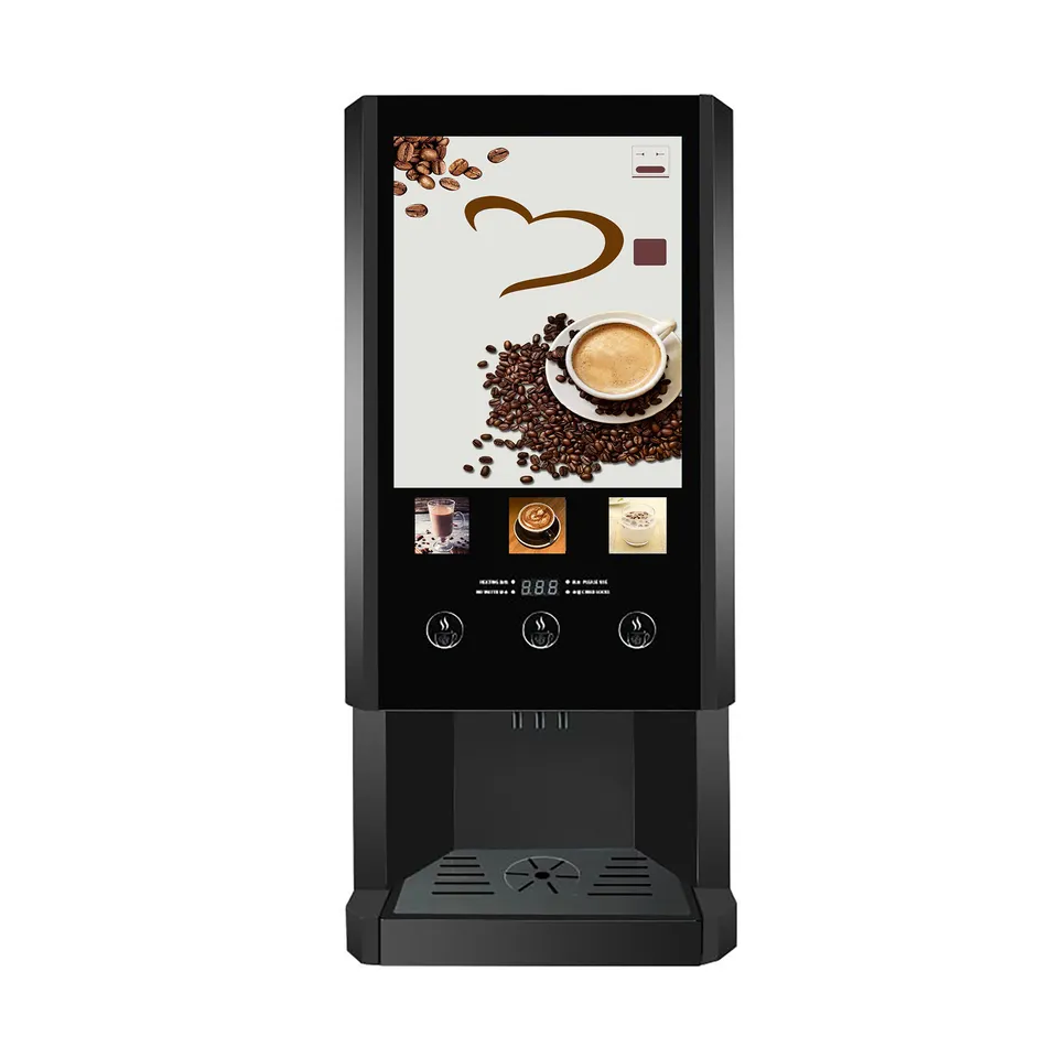 Automatic 3 Hot Flavors Coffee - مراجعة Coffee Tea Vending Machine وسعره