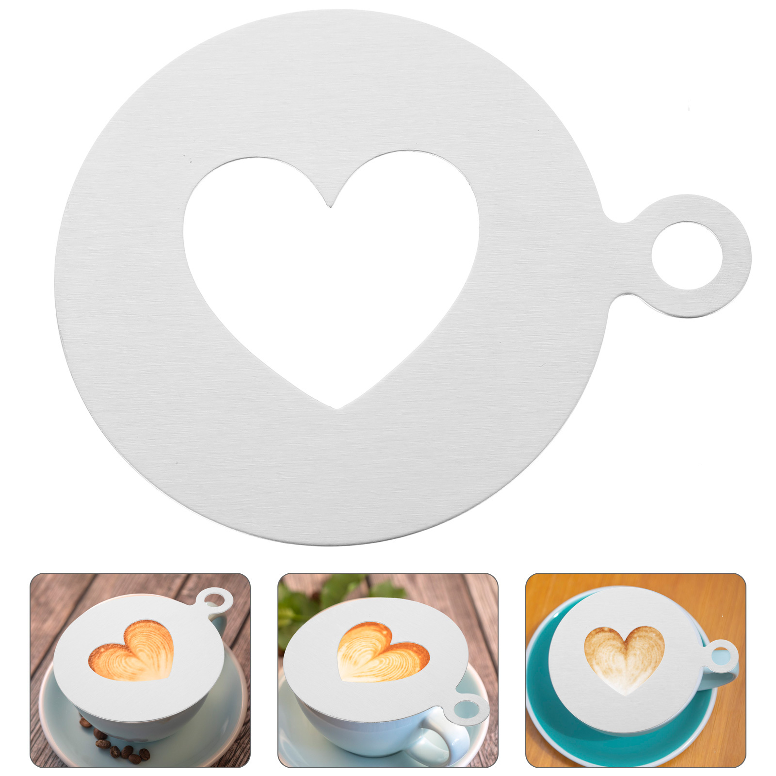 Heart Shape Coffee Stencils 30 - مراجعة Coffee Stencil Art وسعره