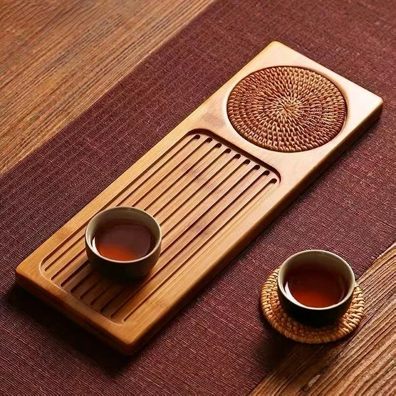 Dry Brew Bamboo Tea Tray with  - مراجعة Bamboo Tea Tray وسعره