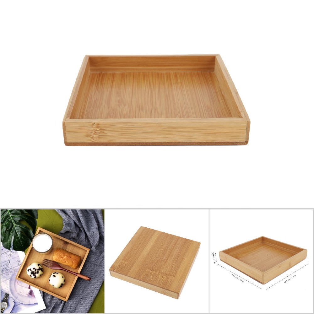 Rectangular Shape Japanese Sty - مراجعة Bamboo Tea Tray وسعره