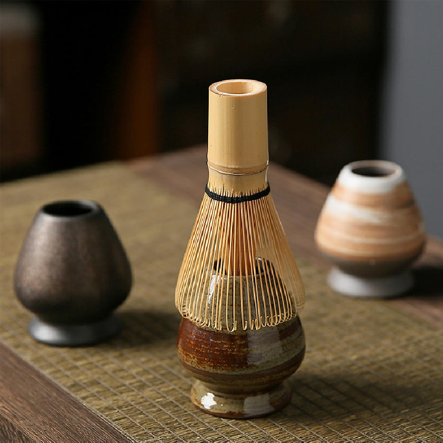 Japanese Coarse pottery Matcha - مراجعة Matcha Whisk Set وسعره