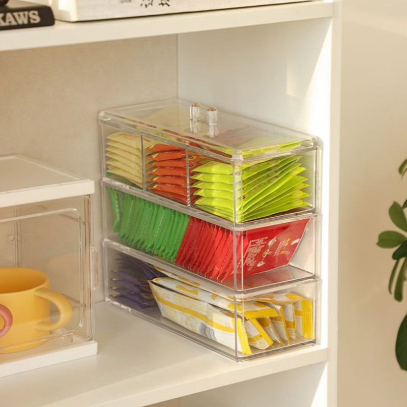 [E] Tea Bag Storage Box Drawer - مراجعة Coffee Tea And Sugar Set وسعره