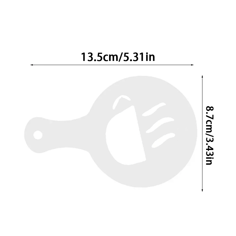 16pcs Coffee Latte Art Stencil - مراجعة Coffee Stencil Art وسعره