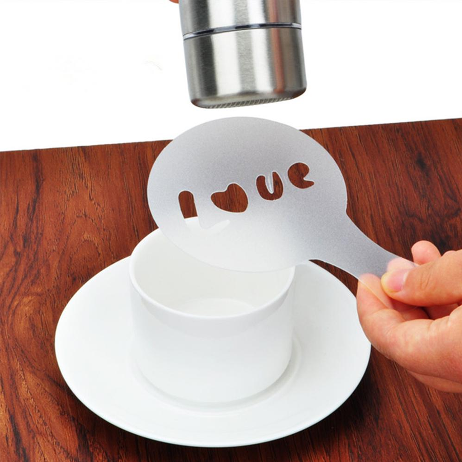 16pcs Coffee Latte Art Stencil - مراجعة Coffee Stencil Art وسعره