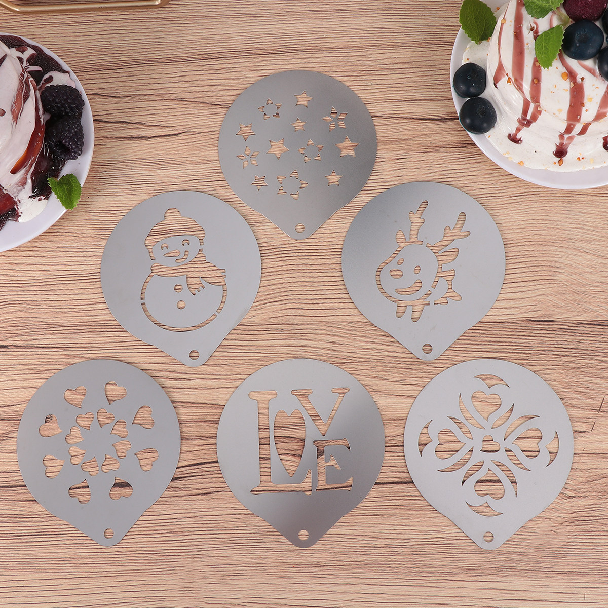 Coffee Art Template Mold Tool  - مراجعة Coffee Stencil Art وسعره