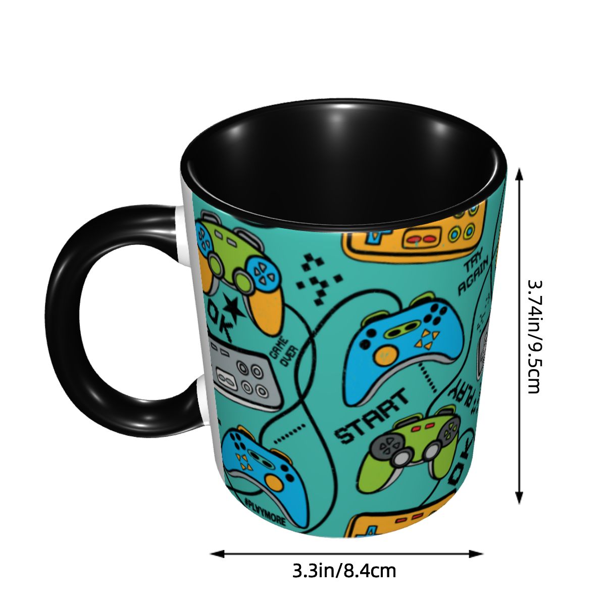 Custom Game Controller Mug DIY - مراجعة Coffee Tea Games وسعره