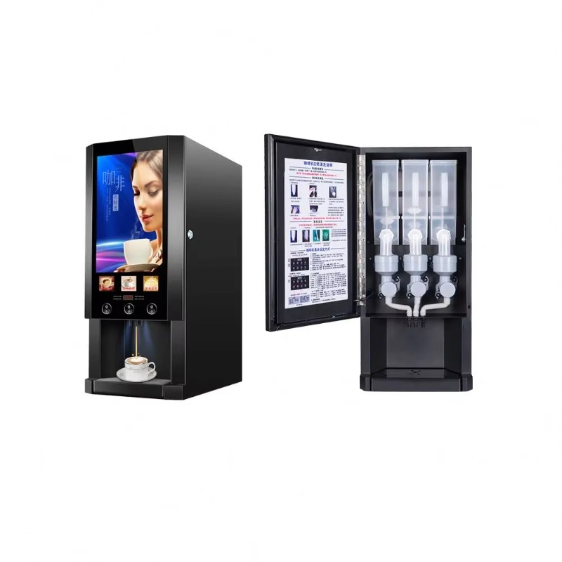 Commercial Use 3 Flavors Touch - مراجعة Coffee Tea Vending Machine وسعره