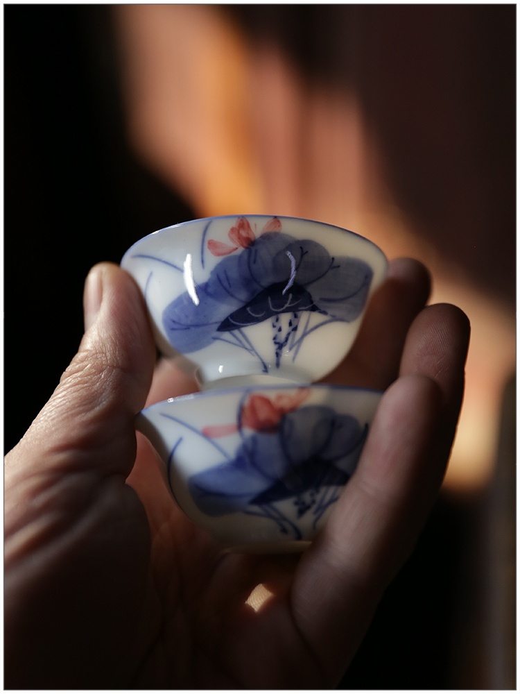 Ultra-Thin Hand-Painted Old Po - مراجعة Gongfu Tea Set وسعره