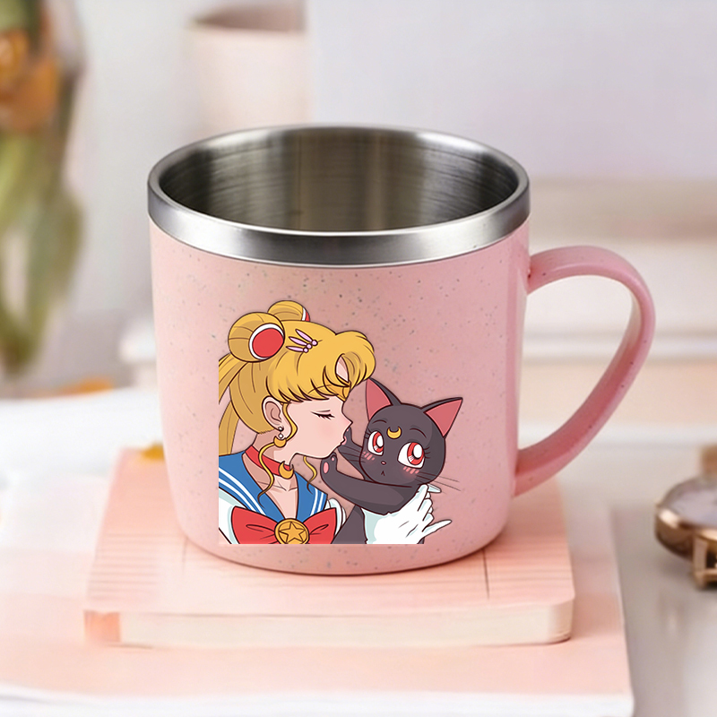 Cartoon Sailors Moon Kids Milk - مراجعة Coffee Y Tea وسعره