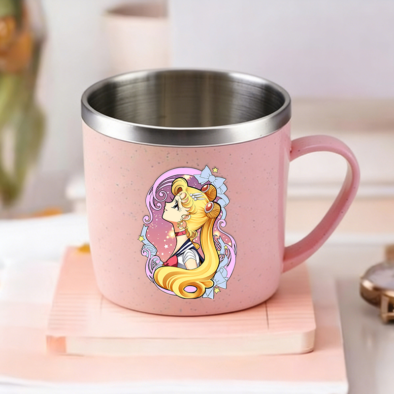 Cartoon Sailors Moon Kids Milk - مراجعة Coffee Y Tea وسعره