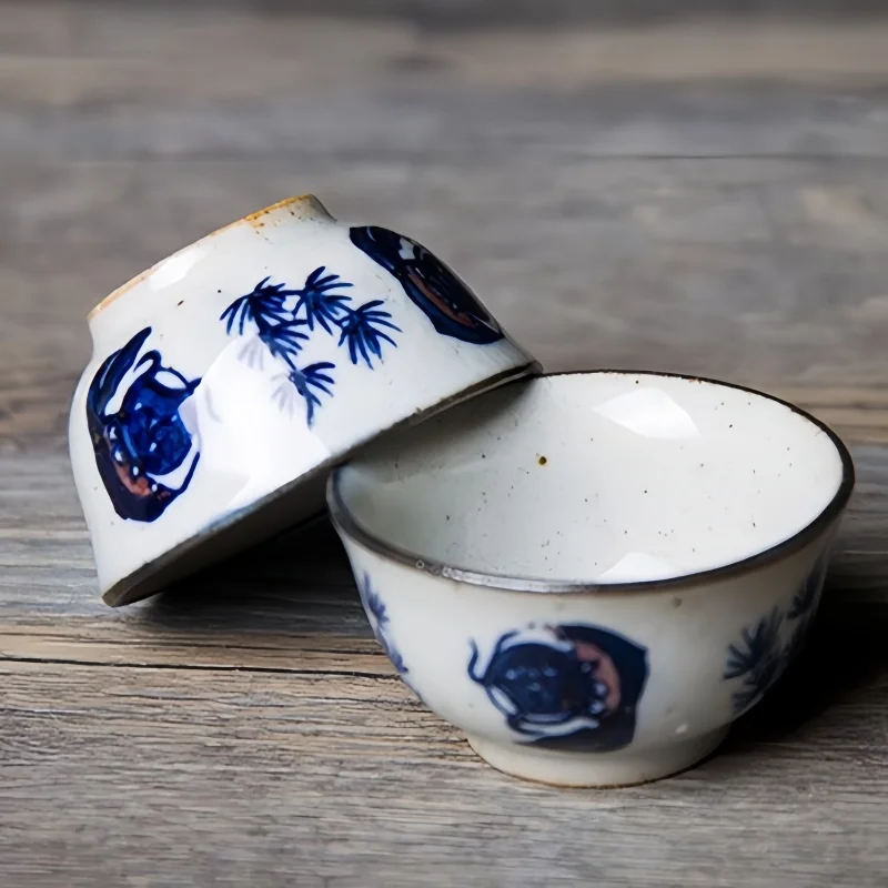 1PC 30ml Hand-Painted Chinese  - مراجعة Gongfu Tea Set وسعره