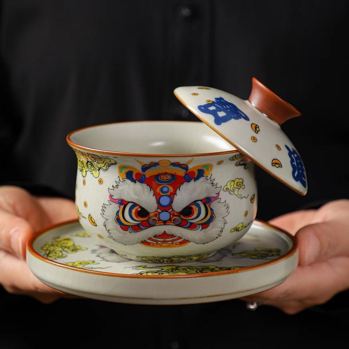 Traditional Ru Kiln Gaiwan Chi - مراجعة Gongfu Tea Set وسعره