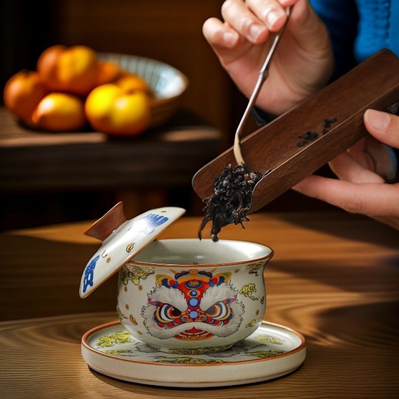 Traditional Ru Kiln Gaiwan Chi - مراجعة Gongfu Tea Set وسعره