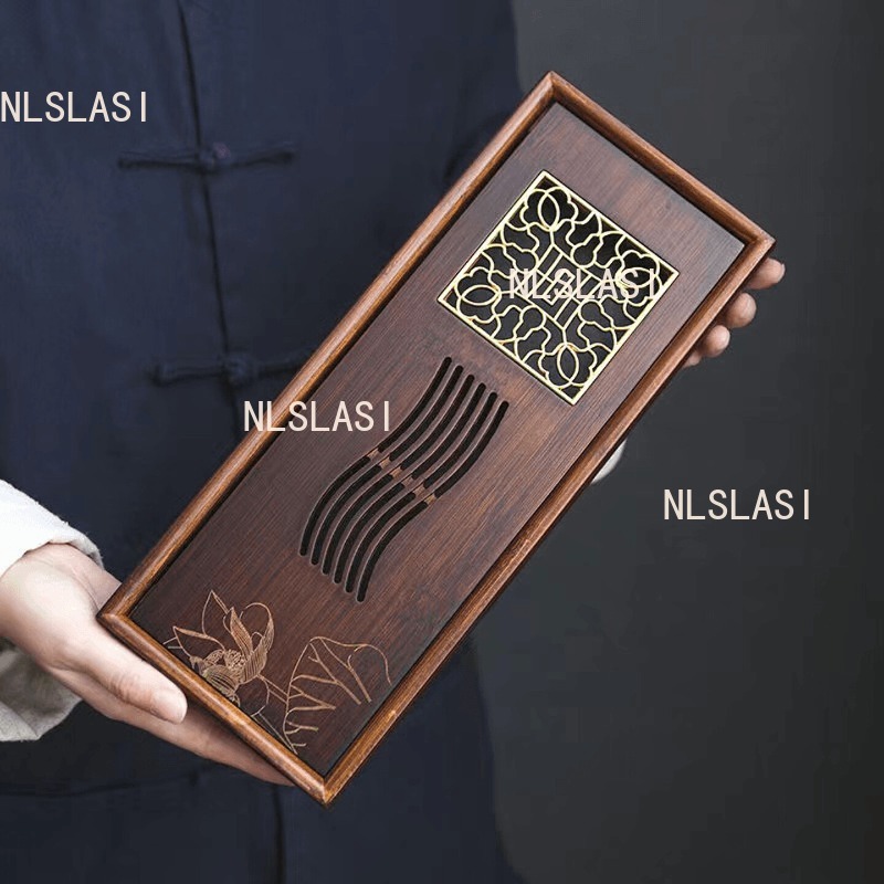Lotus Bamboo Dry Soaking Plate - مراجعة Bamboo Tea Tray وسعره