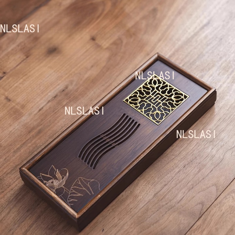 Lotus Bamboo Dry Soaking Plate - مراجعة Bamboo Tea Tray وسعره