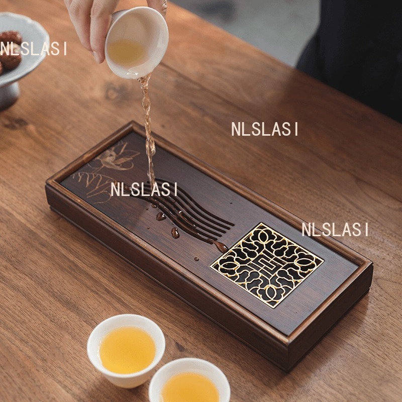 Lotus Bamboo Dry Soaking Plate - مراجعة Bamboo Tea Tray وسعره