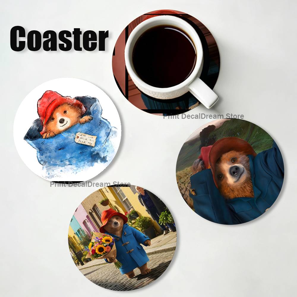 P-Paddington Bear Wood Coaster - مراجعة Coffee Tea Games وسعره