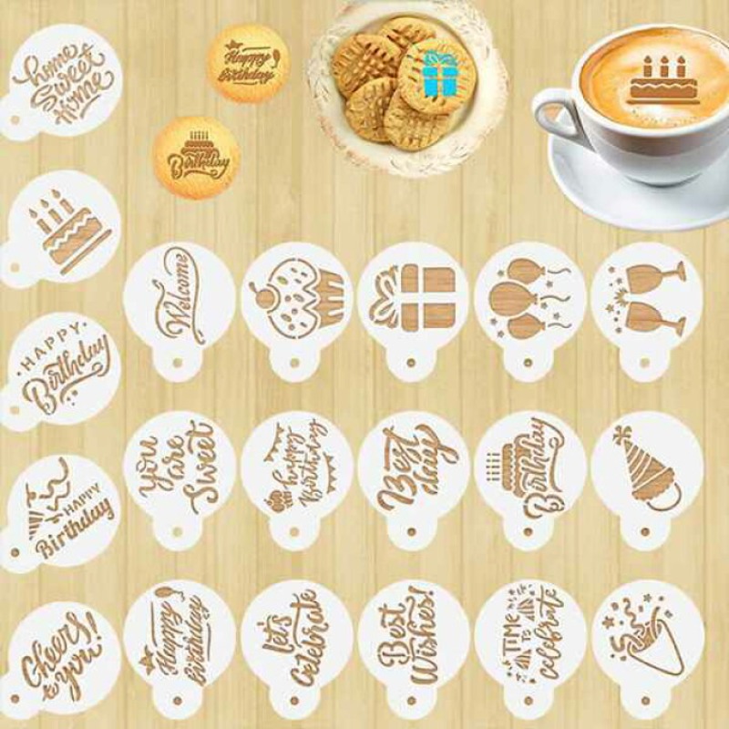 Professional DIY Latte Art Ste - مراجعة Coffee Stencil Art وسعره