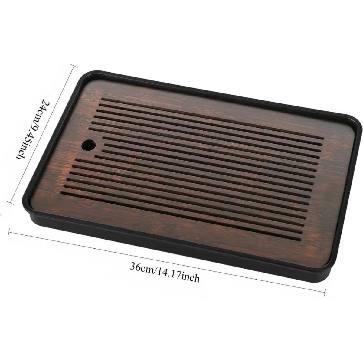 Natural Bamboo Tea Tray with H - مراجعة Bamboo Tea Tray وسعره