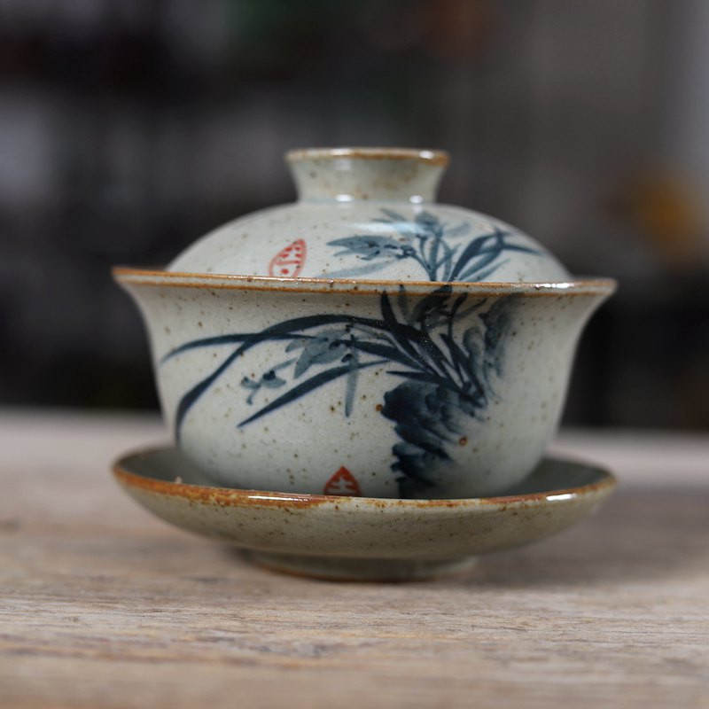 Handpainted Chinese Sancai Gai - مراجعة Gongfu Tea Set وسعره