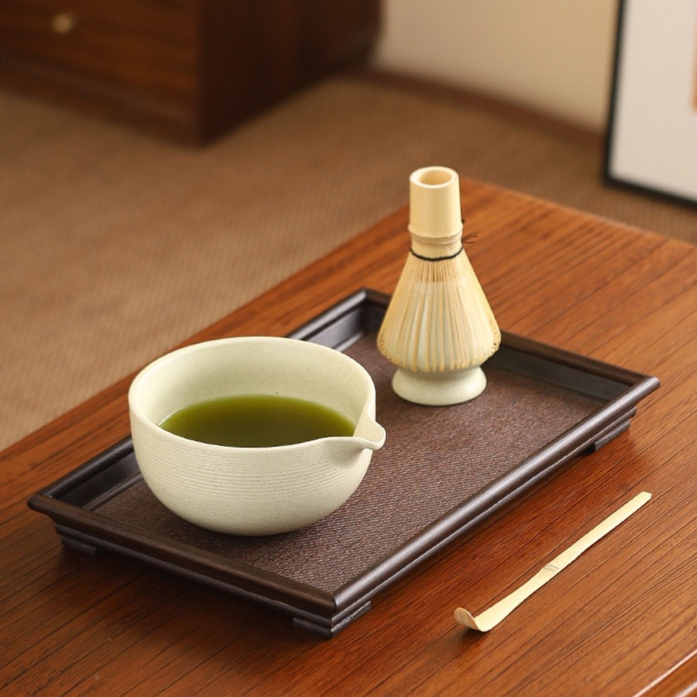 4PCS Ceramic Bamboo Japanese M - مراجعة Matcha Whisk Set وسعره