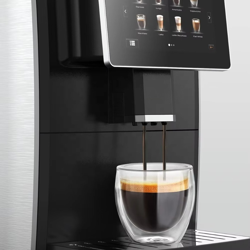 Professional Fully Automatic E - مراجعة Coffee Tea Vending Machine وسعره