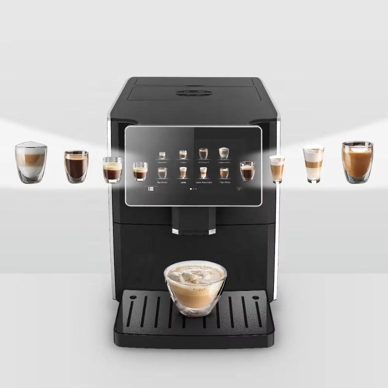 Professional Fully Automatic E - مراجعة Coffee Tea Vending Machine وسعره