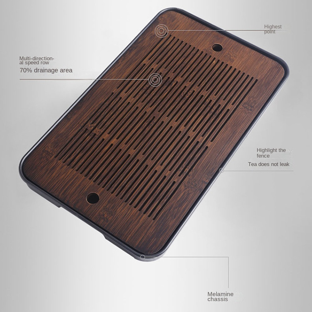 Dual Purpose Bamboo Tea Tray w - مراجعة Bamboo Tea Tray وسعره
