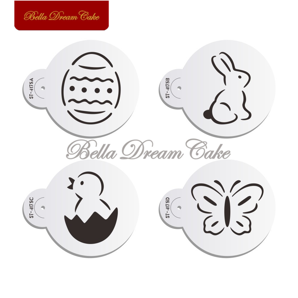 3.15” Easter Eggs Bunny Macaro - مراجعة Coffee Stencil Art وسعره