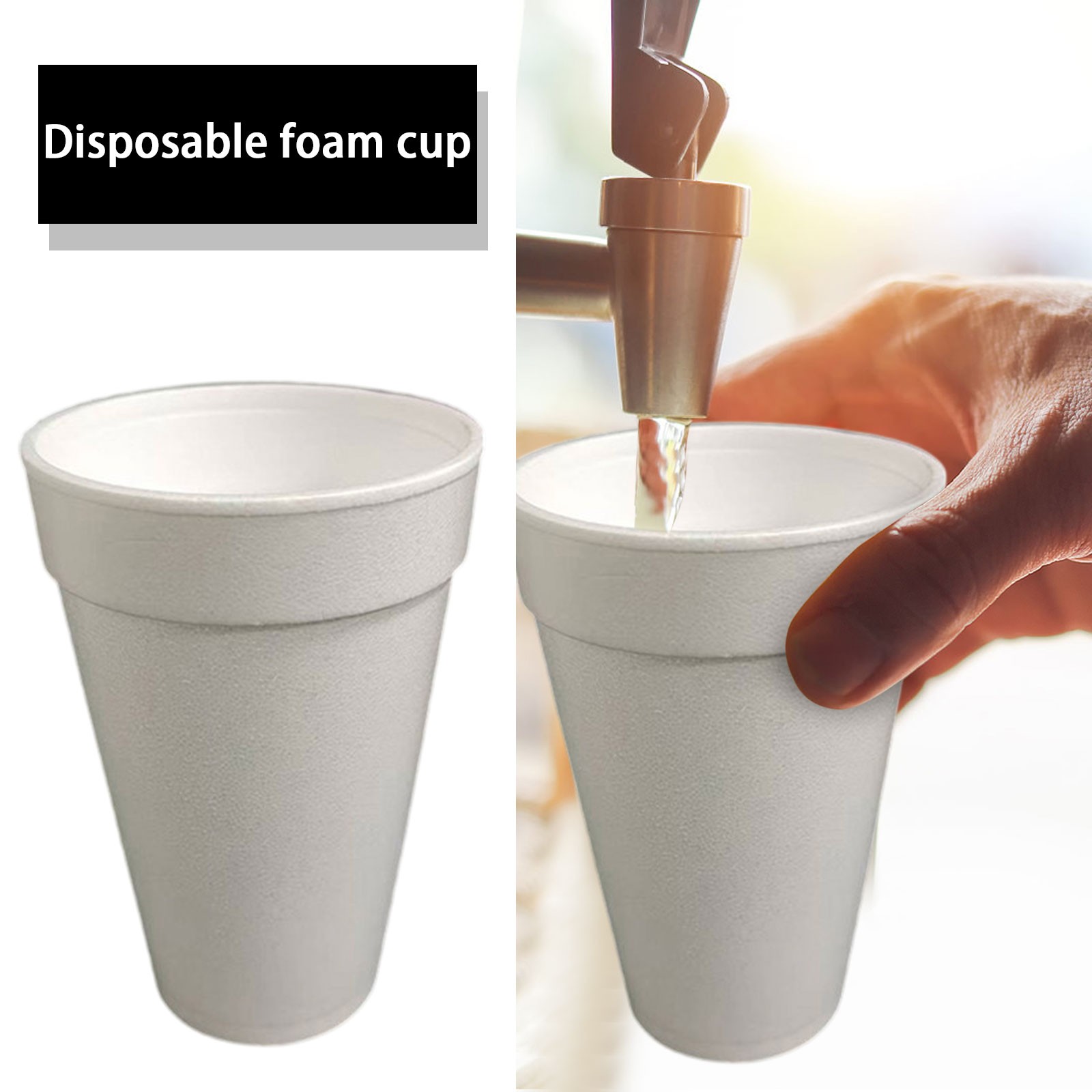 50PCS White Disposable Paper C - مراجعة Coffee Tea And Company وسعره