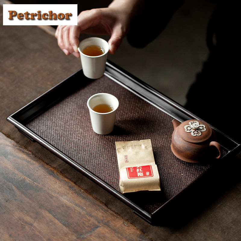 Japanese Rattan Bamboo Woven T - مراجعة Bamboo Tea Tray وسعره
