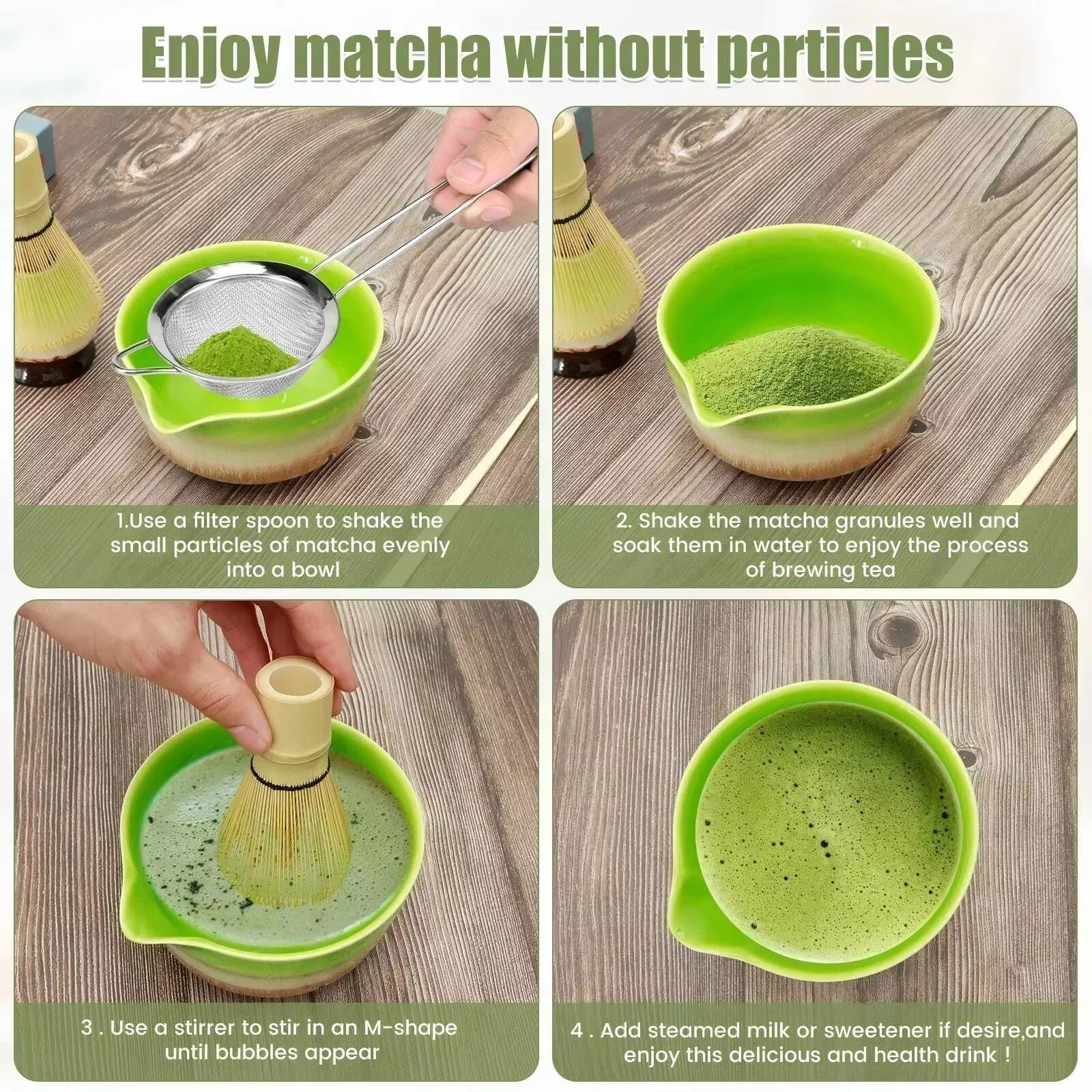 3Pcs Matcha Whisk Set Handmade - مراجعة Matcha Whisk Set وسعره