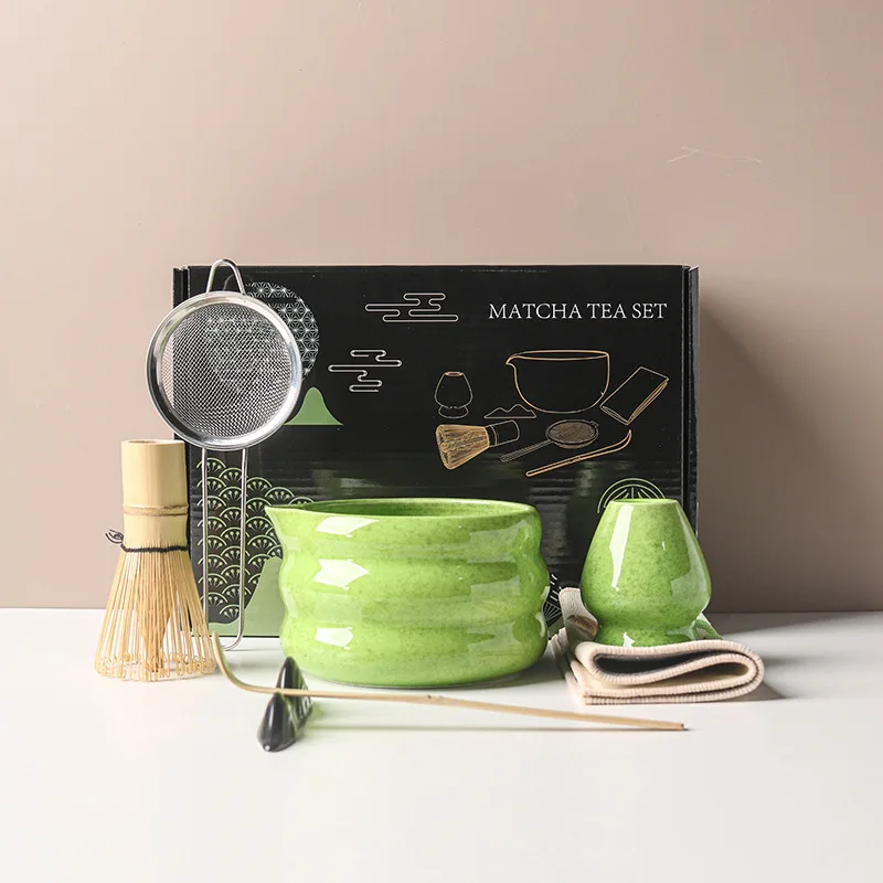 2/4//7PCS Japanese Matcha Set  - مراجعة Matcha Whisk Set وسعره