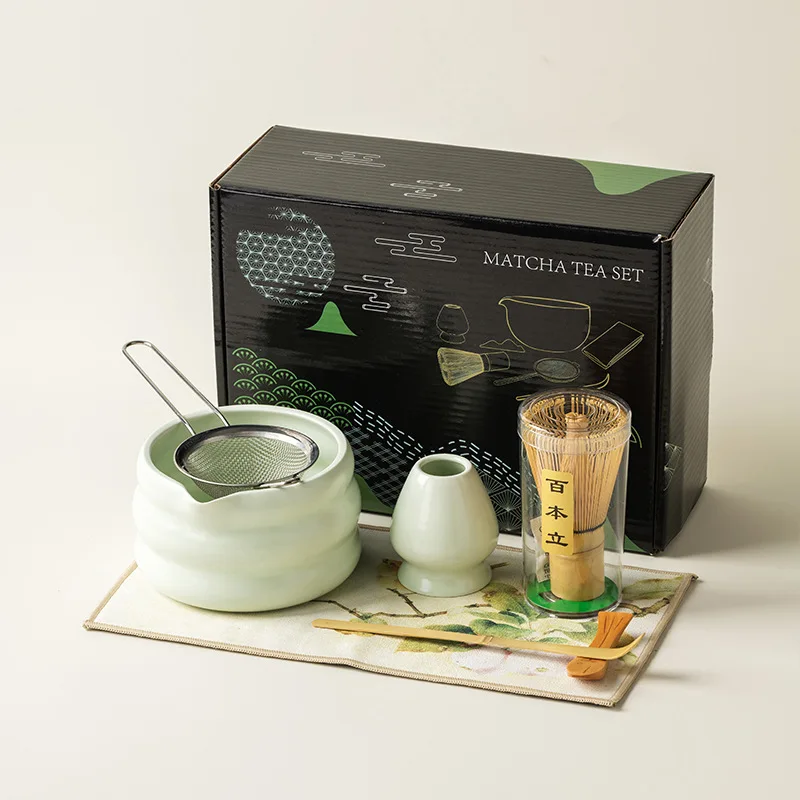2/4//7PCS Japanese Matcha Set  - مراجعة Matcha Whisk Set وسعره