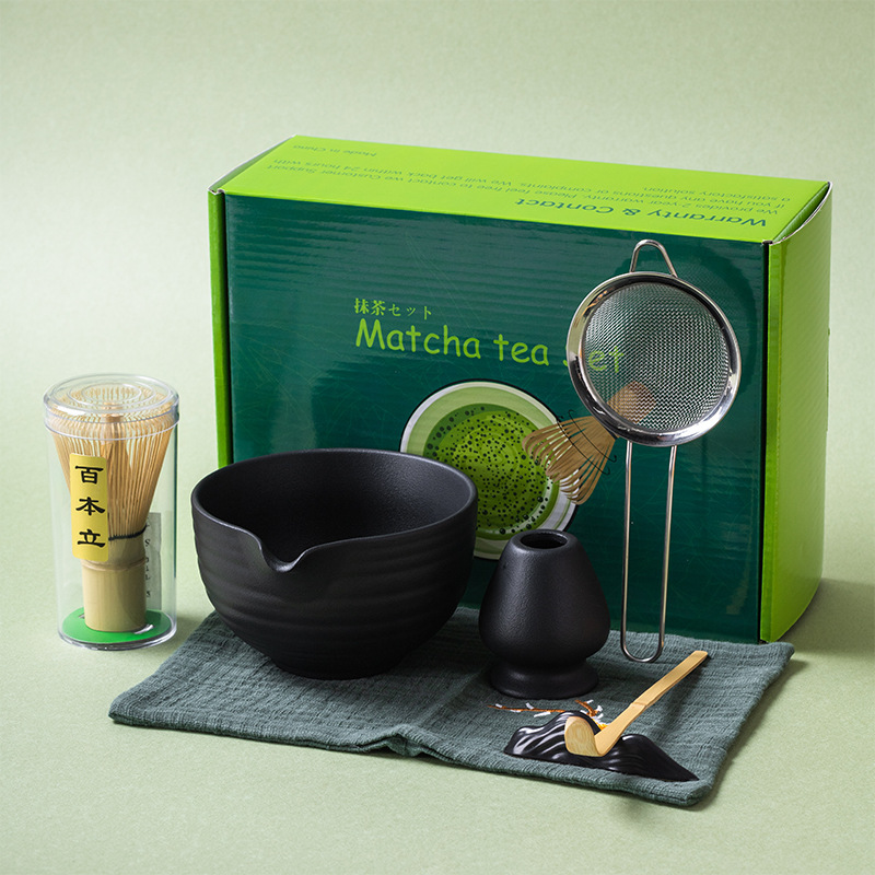 7pcs Japanese Matcha Making Se - مراجعة Matcha Whisk Set وسعره
