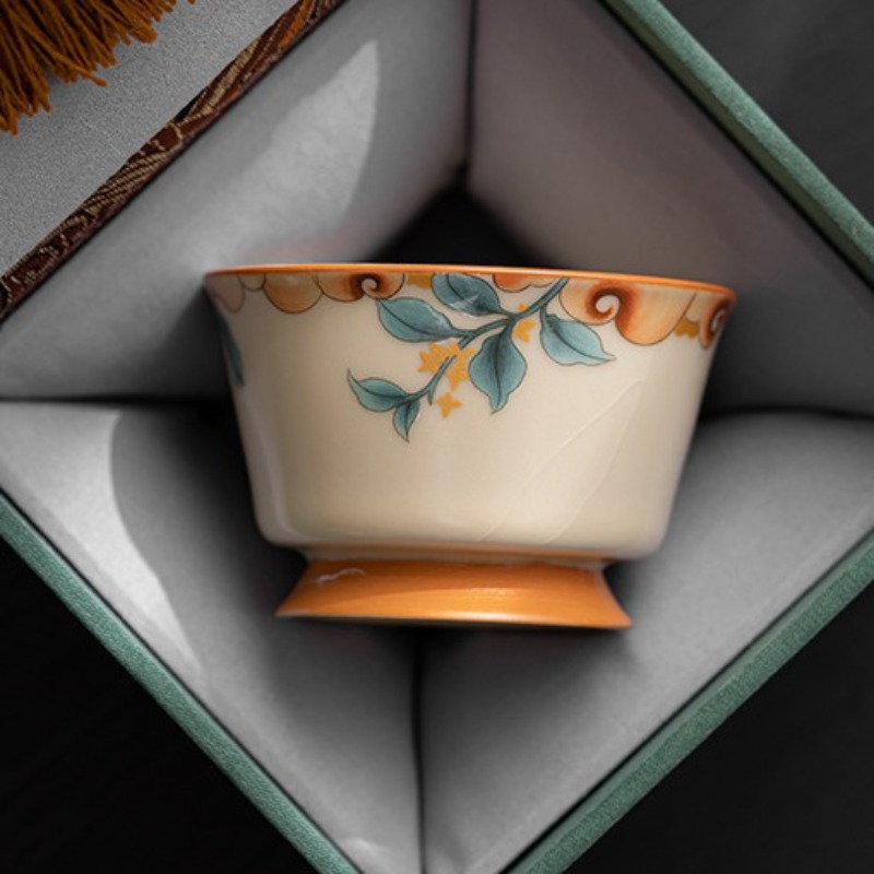 Handmade Ruyao Celadon Tea Cup - مراجعة Gongfu Tea Set وسعره