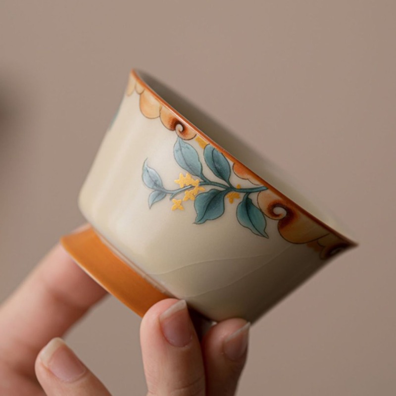 Handmade Ruyao Celadon Tea Cup - مراجعة Gongfu Tea Set وسعره